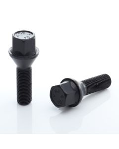 Hjulbult 17mm JR Wheels Set Komplett 20st Svart