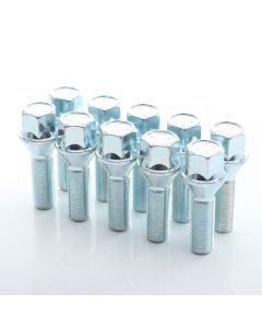 Hjulbult 17mm JR Wheels Set 10st Silver
