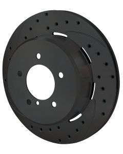 Bromsskiva Wilwood Pontiac GTO 12.19x0.81 (310x21mm) 5x4.75 Vänster Borrad/Slitsad 160-8745-BK