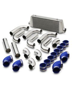 Intercooler Kit Universal 2.5" 450x173x63 63mm Inlopp/Utlopp Kort