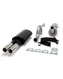 Sportavgassystem Simons Volvo 740 760 940 Turbo 85-98 Twin End Tip