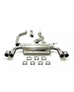 Sportavgassystem Simons BMW F30 F31 F32 F33 F36 320 328 420 428 11-15 Twin Pipe Twin Tip