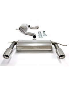 Sportavgassystem Simons Audi Volkswagen A3 Golf V VI Turbo 04-13 Dual Muffler Twin Pipe