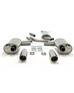 Sportavgassystem Simons Audi A6 2.0TFSi 2WD 05-11 Single Ändrör