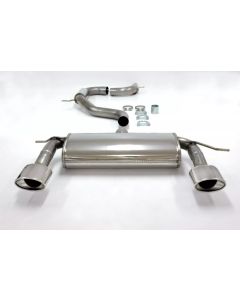 Sportavgassystem Simons Seat Leon Cupra R 2.0 TFSi TSI 05-12 Twin Pipe Side Tip
