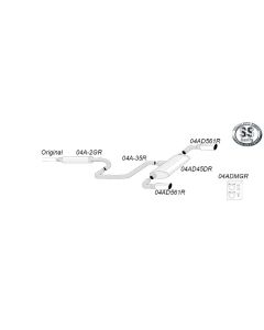 Sportavgassystem Simons Seat Leon Cupra R 13-20