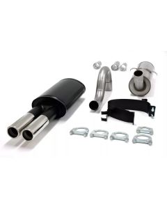 Sportavgassystem Simons Volvo 740 940 GL GLE GLT 85-98 Twin Pipe