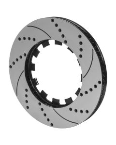 Bromsskiva Wilwood 14.00x1.25 (356x32mm) Höger Borrad/Slitsad 160-15327-BK