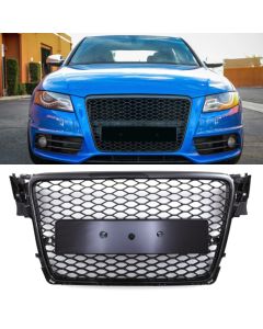 Grill Gravity Performance Audi A4 B8 08-13 Utan Emblem RS4 Style Honeycomb
