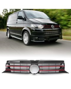 Grill Gravity Performance VW Transporter T5.1 09-15 Röd List