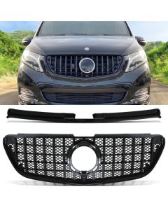 Grill Gravity Performance Mercedes V-Klass Vito W447 14-20 Panamericana GTR Style