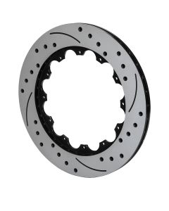 Bromsskiva Wilwood 14.00x0.76 (356x19mm) 12x8.75 Vänster Borrad/Slitsad Ventilerad 160-12889-BK