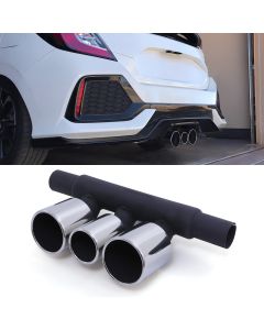 Ändrör Gravity Performance Honda Civic MK10 1.5T FK7 16-22 Type R Style Chrome