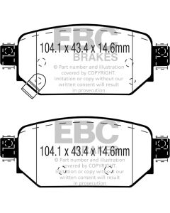 Bromsbelägg EBC DP23081