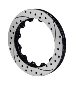 Bromsskiva Wilwood 12.88x0.75 (327x19mm) 12x8.75 Vänster Borrad/Slitsad Ventilerad 160-12470-BK