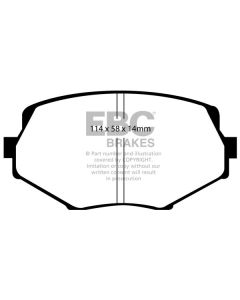 Bromsbelägg EBC Yellowstuff DP41002R