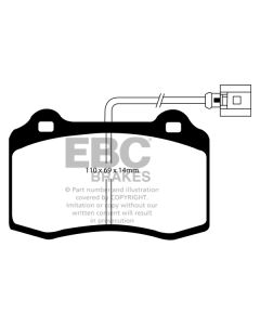 Bromsbelägg EBC Redstuff DP31140/2C