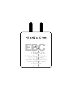 Bromsbelägg EBC Greenstuff DP2120