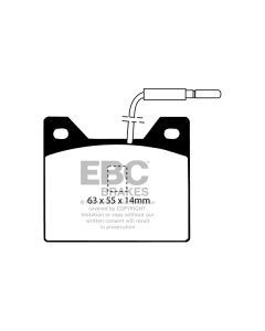 Bromsbelägg EBC Ultimax DP122