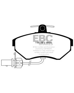 Bromsbelägg EBC Greenstuff DP21351