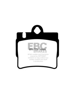 Bromsbelägg EBC Redstuff DP31364C