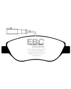 Bromsbelägg EBC Greenstuff DP21382/2