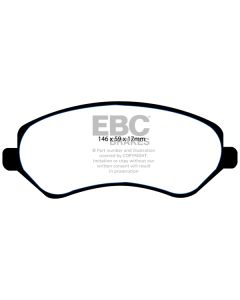 Bromsbelägg EBC Yellowstuff DP41612R