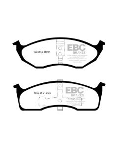 Bromsbelägg EBC Greenstuff DP21623