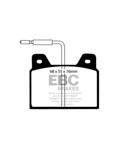 Bromsbelägg EBC Ultimax DP163