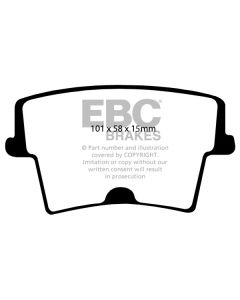 Bromsbelägg EBC Redstuff DP31722/2C