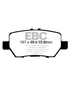 Bromsbelägg EBC Ultimax DP1736