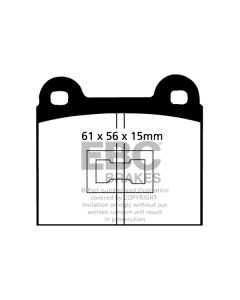 Bromsbelägg EBC Ultimax DP174