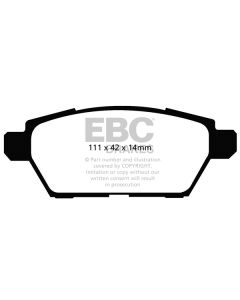 Bromsbelägg EBC Redstuff DP31766C