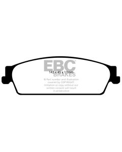 Bromsbelägg EBC Yellowstuff DP41780R