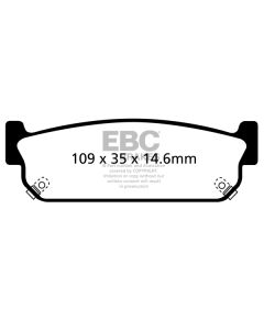 Bromsbelägg EBC Yellowstuff DP41784R