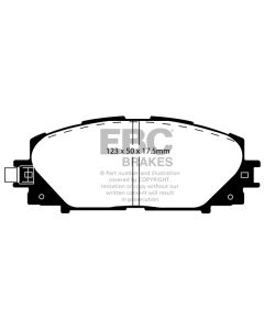 Bromsbelägg EBC Ultimax DP1817