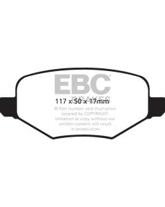 Bromsbelägg EBC Yellowstuff DP41826R