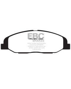 Bromsbelägg EBC Redstuff DP31827C