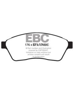 Bromsbelägg EBC Yellowstuff DP41859R