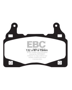 Bromsbelägg EBC Redstuff DP31895C