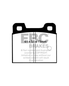 Bromsbelägg EBC Ultimax DP193