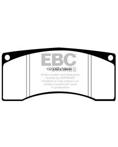 Bromsbelägg EBC Yellowstuff DP4016R