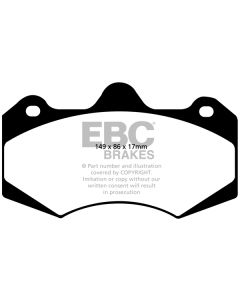 Bromsbelägg EBC Redstuff DP3042C