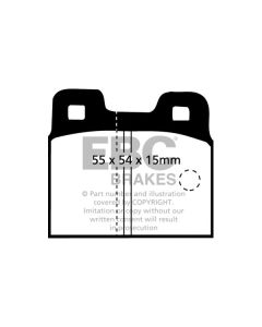 Bromsbelägg EBC Ultimax DP218