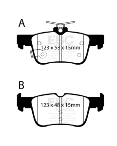 Bromsbelägg EBC DP22384