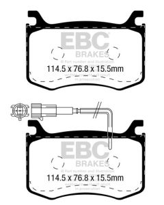 Bromsbelägg EBC DP22392