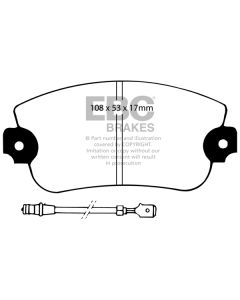 Bromsbelägg EBC Ultimax DP230