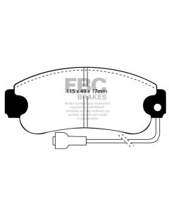 Bromsbelägg EBC Ultimax DP385