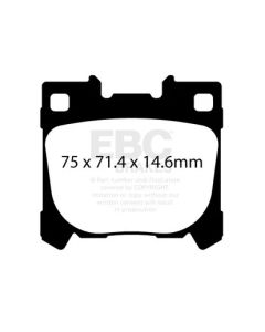 Bromsbelägg EBC DP42431R