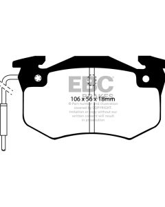 Bromsbelägg EBC Ultimax DP458